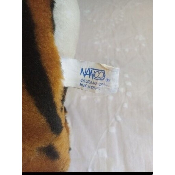 NANCO TIGER Plush Stuffed Animal 9” Inc Cuddly Realistic Eyes Rare - Picture 4 of 5